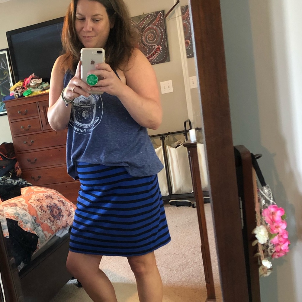 Loft pull-on skirt